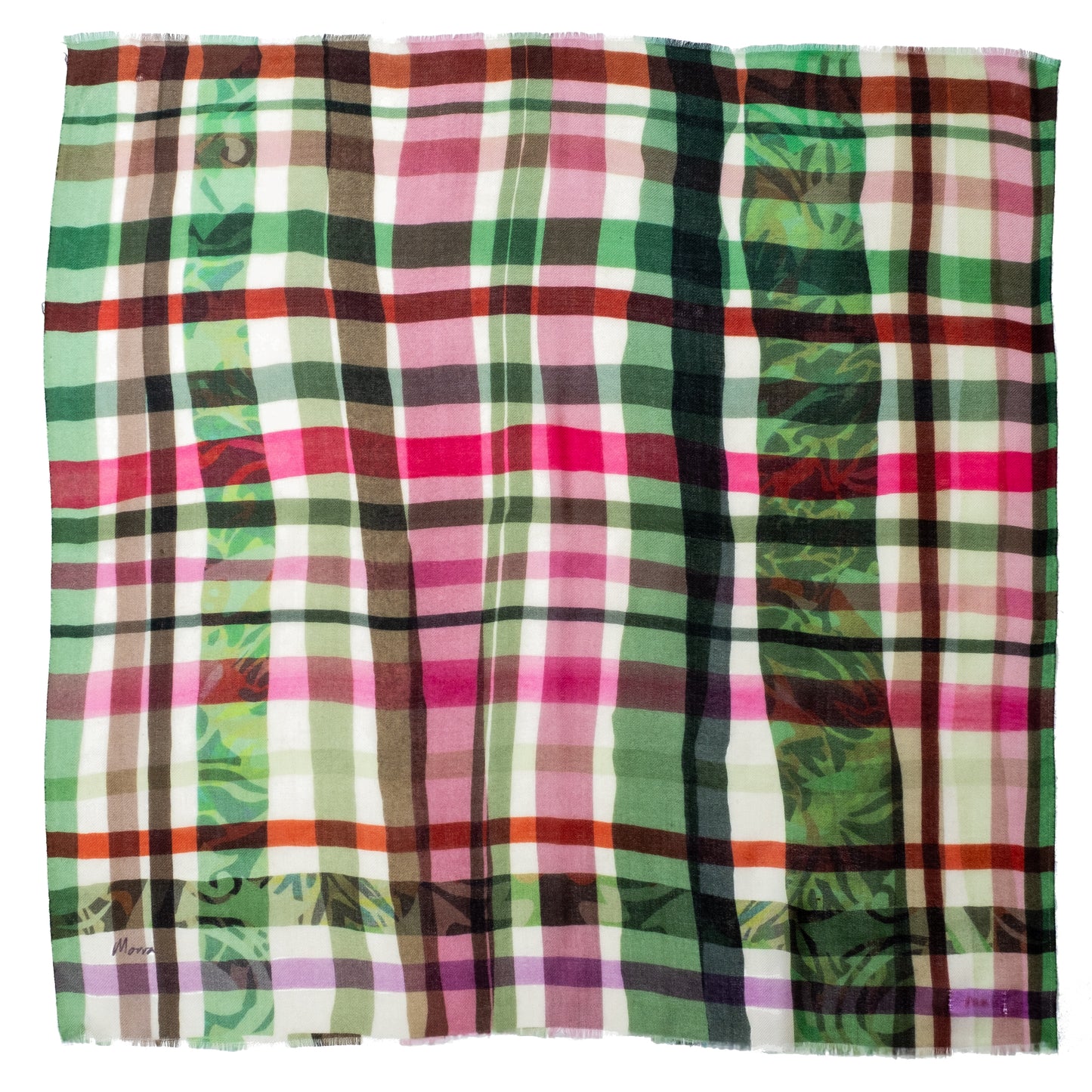 Lilja wool scarf - green
