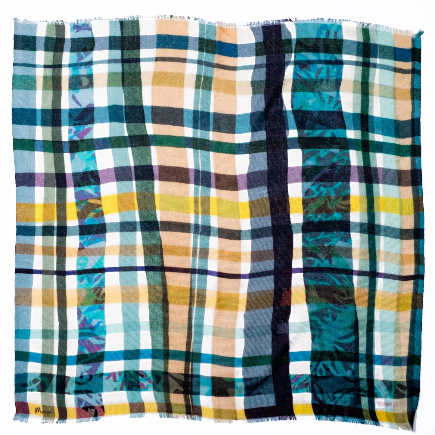 Lilja wool scarf - blue