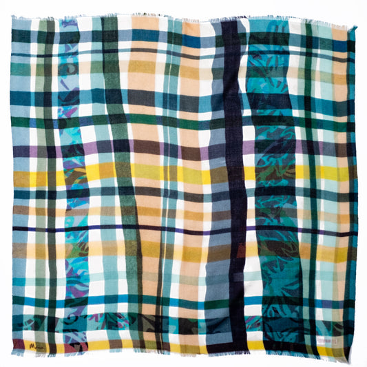 Lilja wool scarf - blue