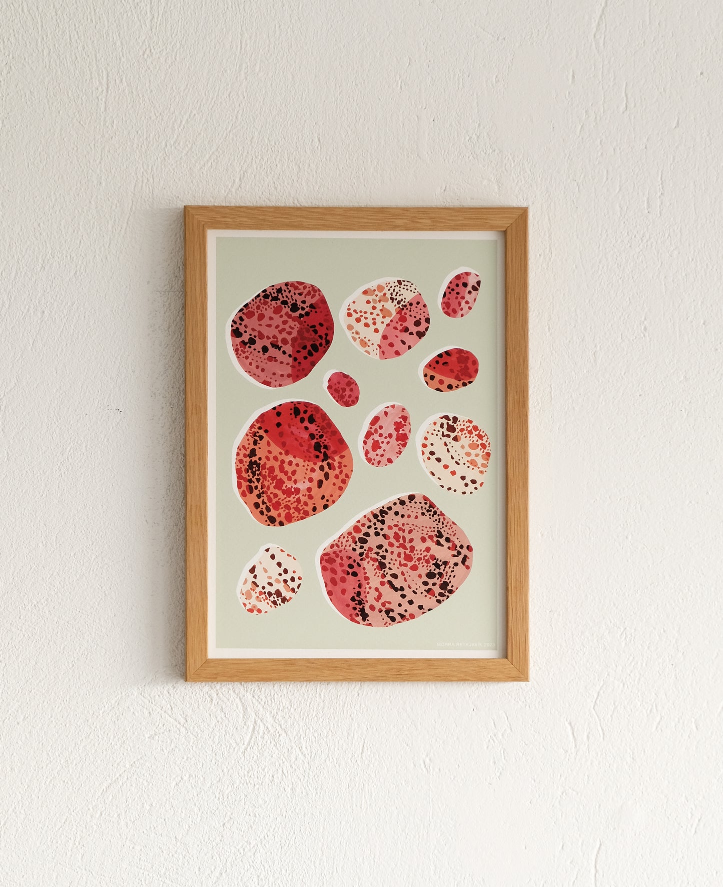 Beach Pebbles - A4 Print