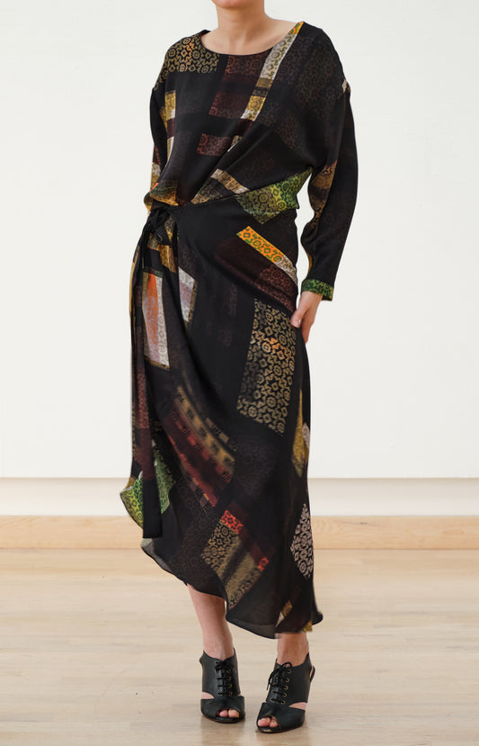 KNOT DRESS GREEN
