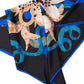 KOLKA black silk scarf