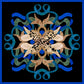 KOLKA black silk scarf
