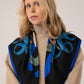 KOLKA black silk scarf